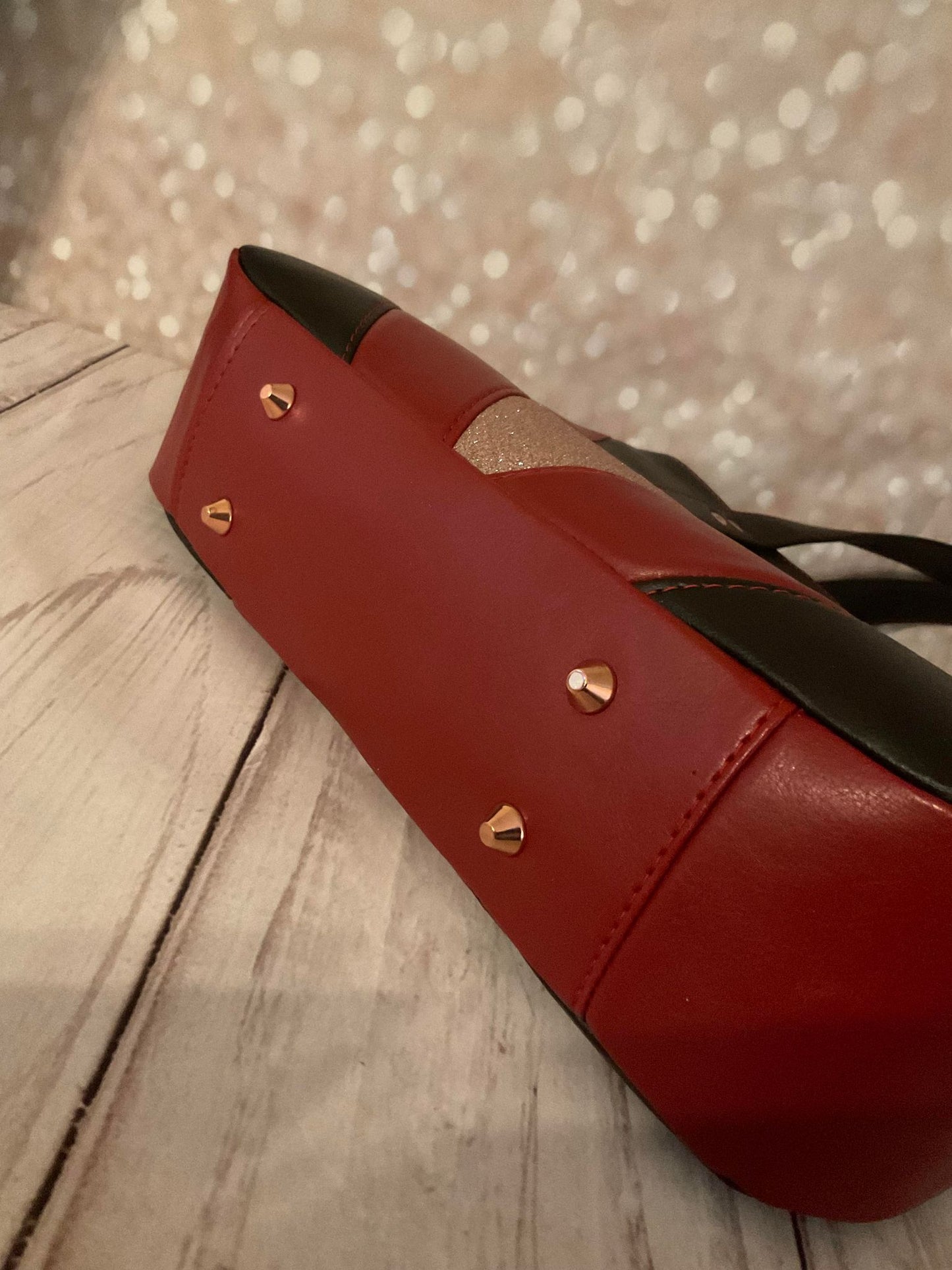 Custom Red Diamond Handbag