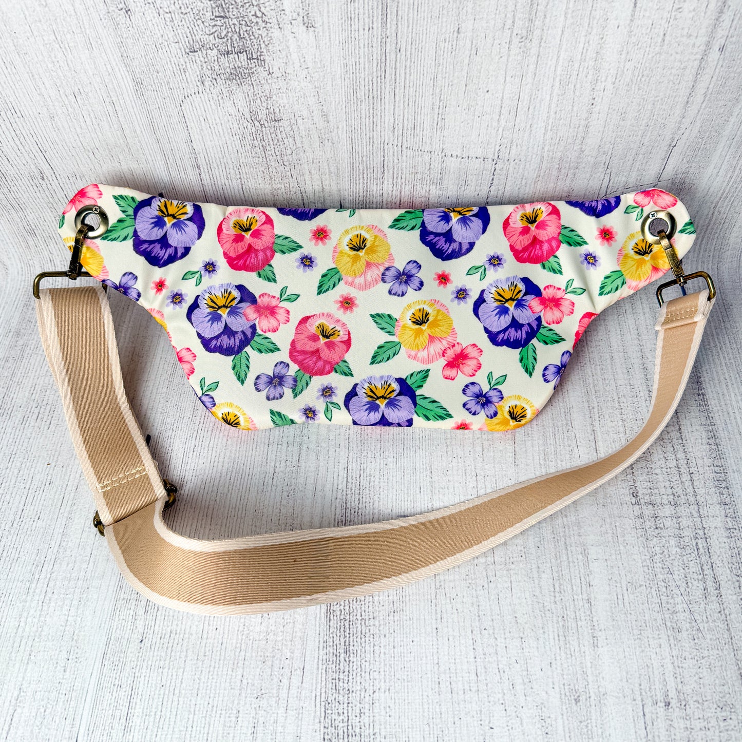 Custom Spring Floral Hip Bag