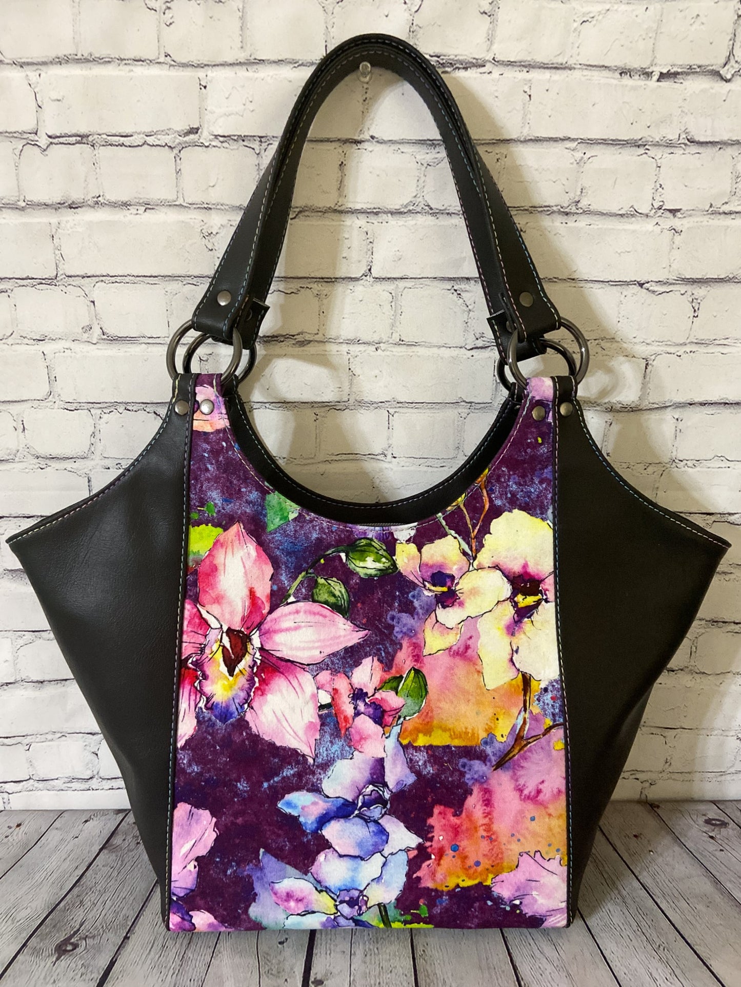 Custom Floral Tote