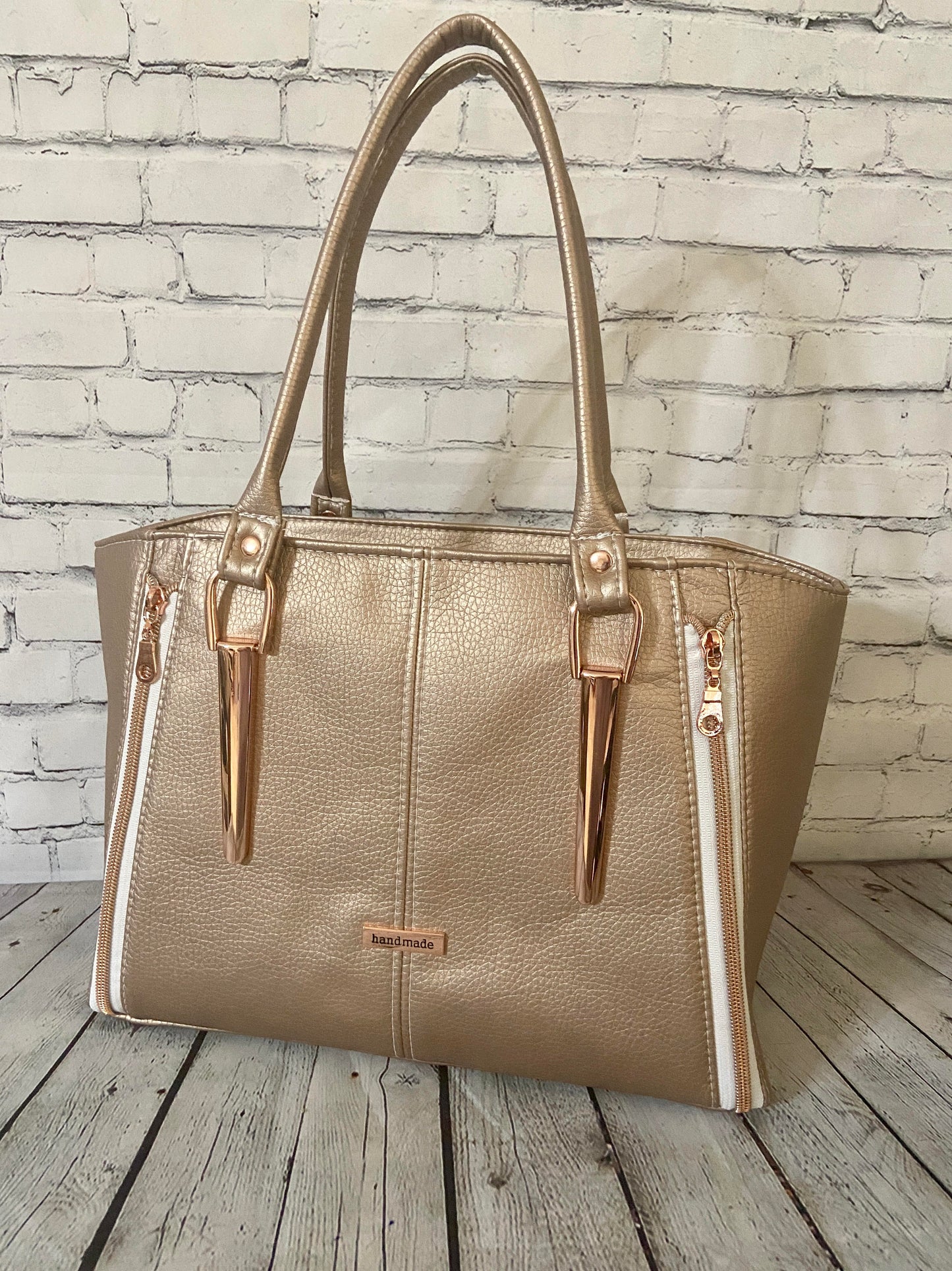 Custom Pink Champagne Handbag