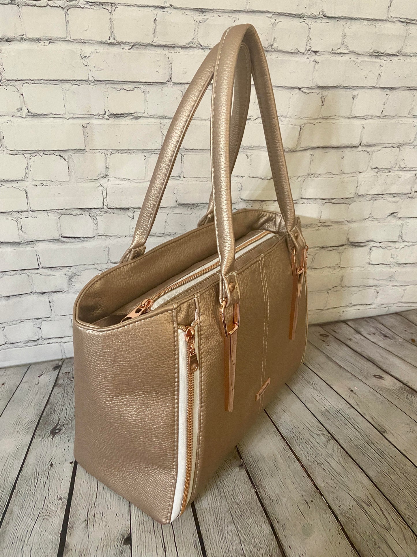 Custom Pink Champagne Handbag