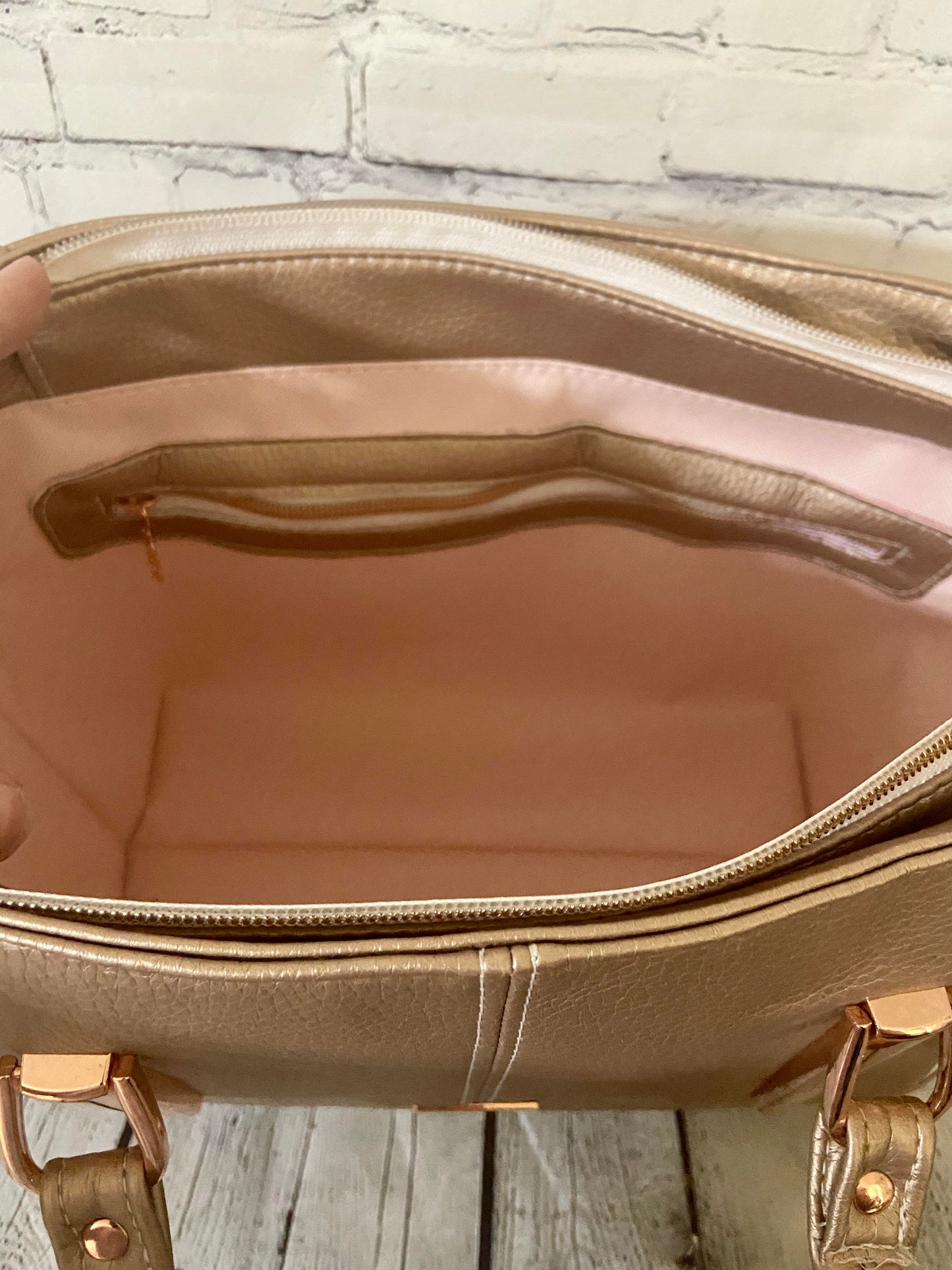 Custom Pink Champagne Handbag