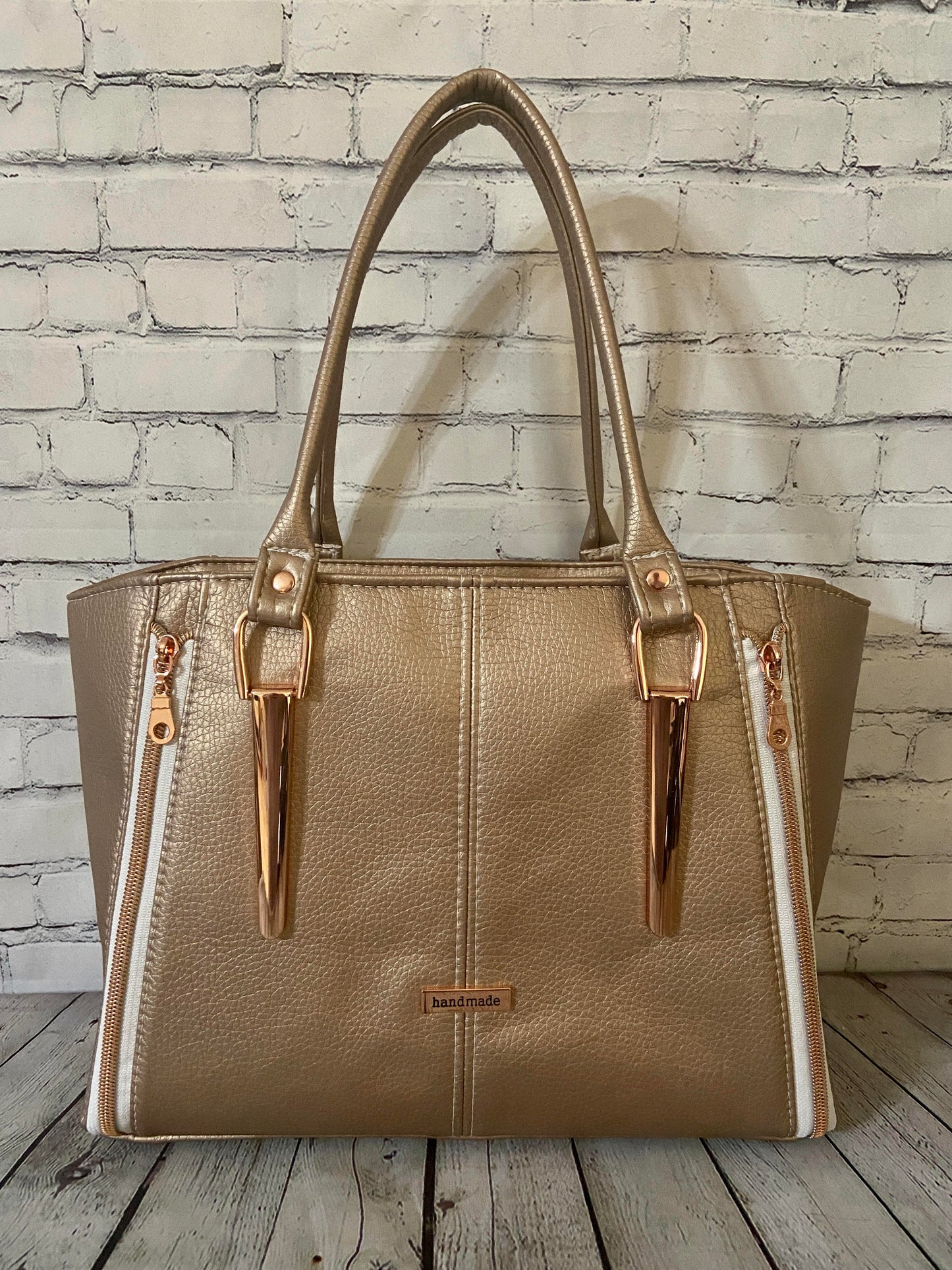 Custom Pink Champagne Handbag