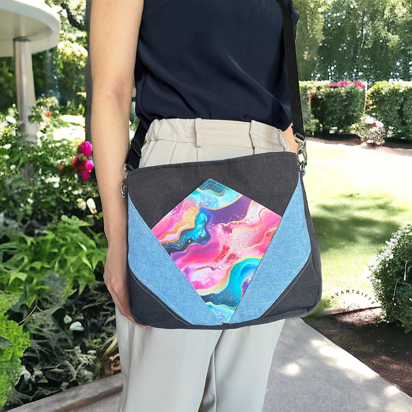 Diamond Crossbody & Handbag PDF Pattern