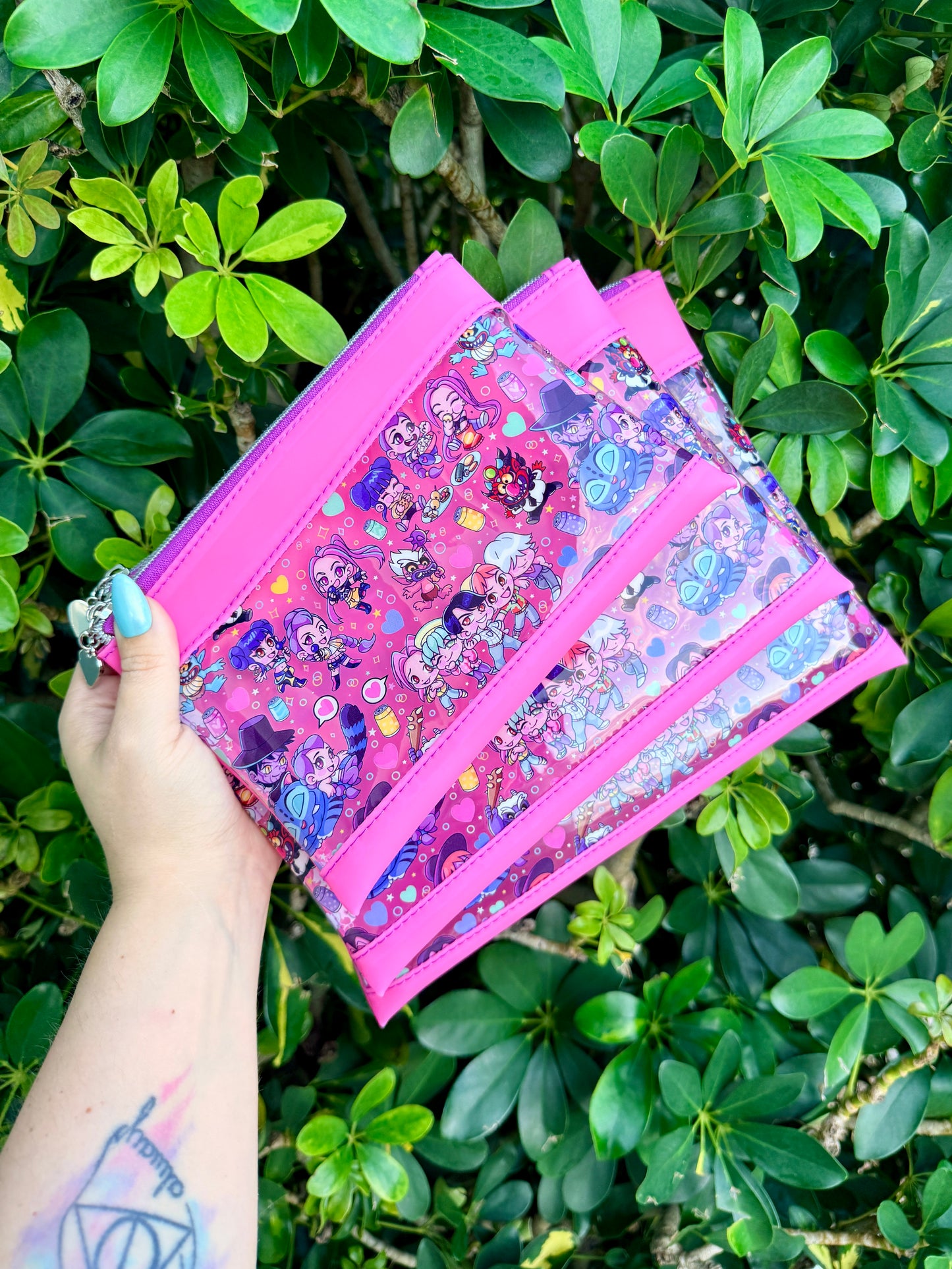Custom K-POP Clear & Jelly Clutch Set