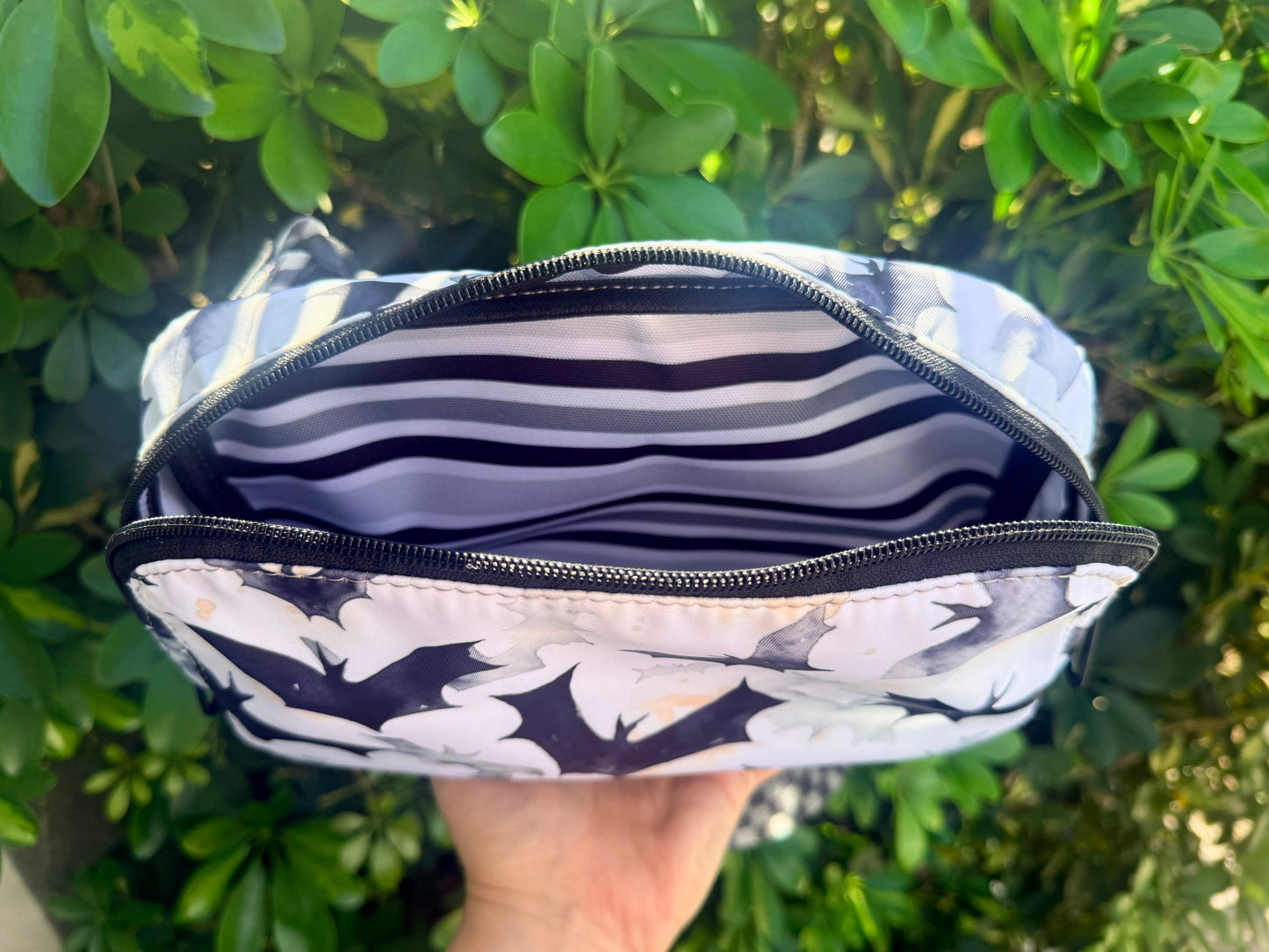 Custom Grey Bat Waist Bag