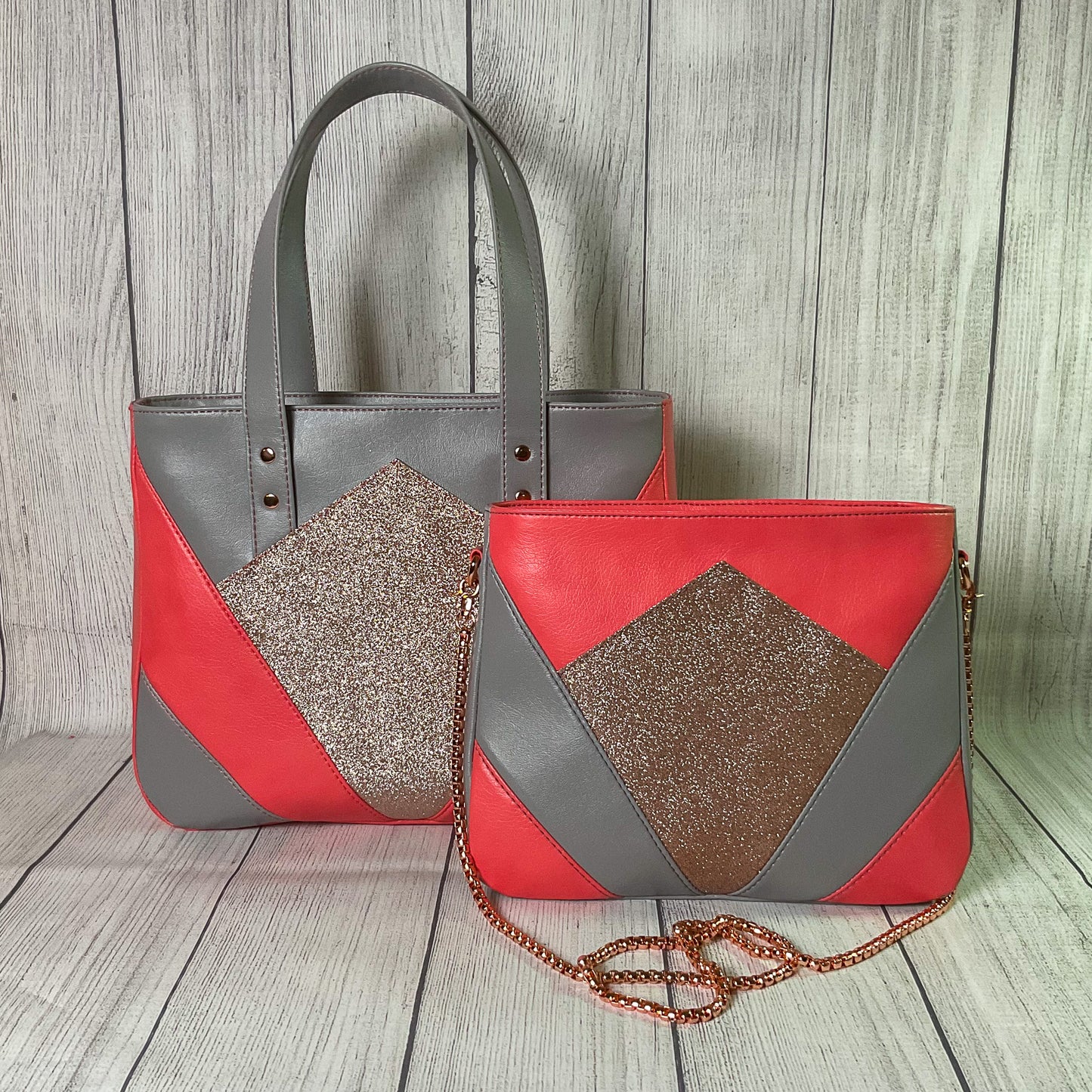 Diamond Crossbody & Handbag PDF Pattern