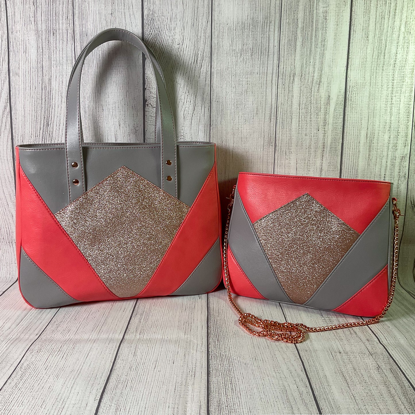 Diamond Crossbody & Handbag PDF Pattern