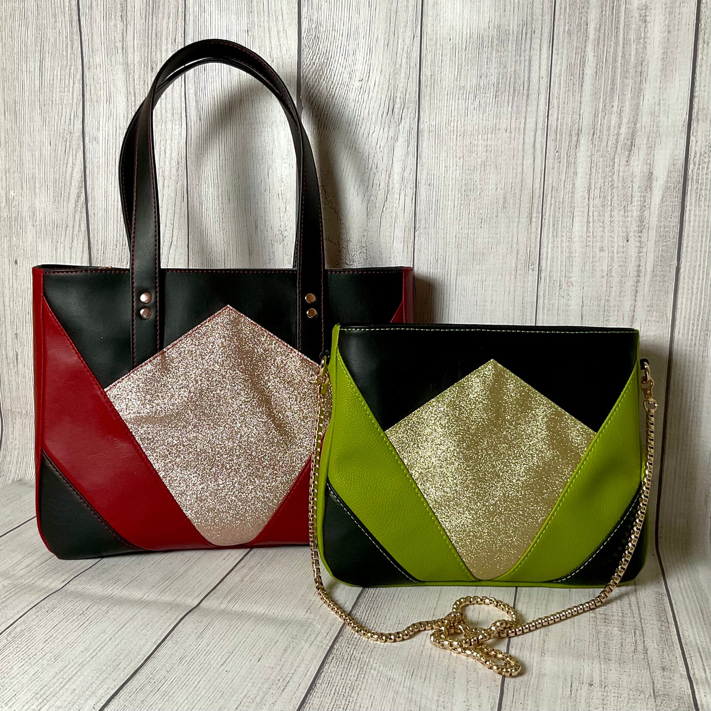 Diamond Crossbody & Handbag PDF Pattern