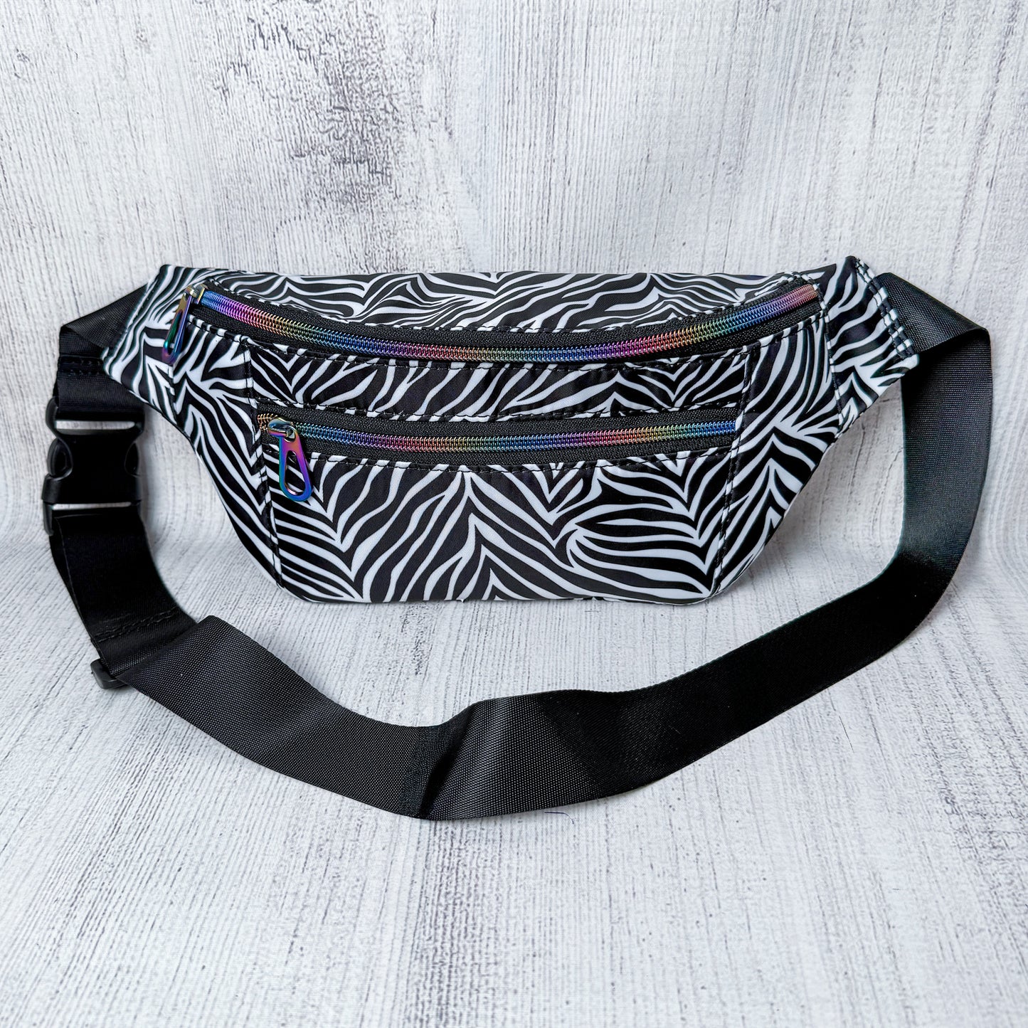 Custom Zebra Hip Bag