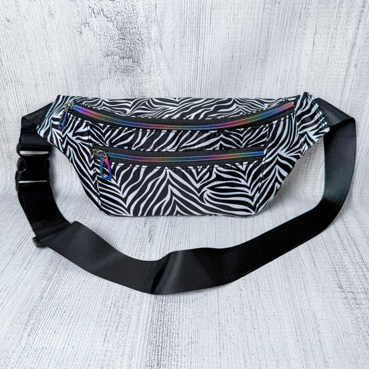 Custom Zebra Hip Bag