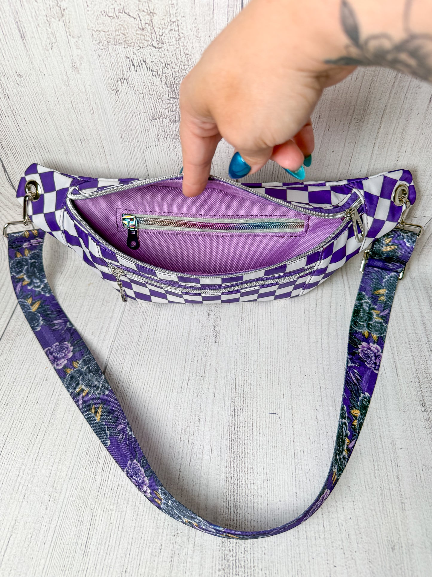 Hibiscus Hip Bag PDF Pattern+ SVG & A0 Files