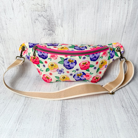 Custom Spring Floral Hip Bag