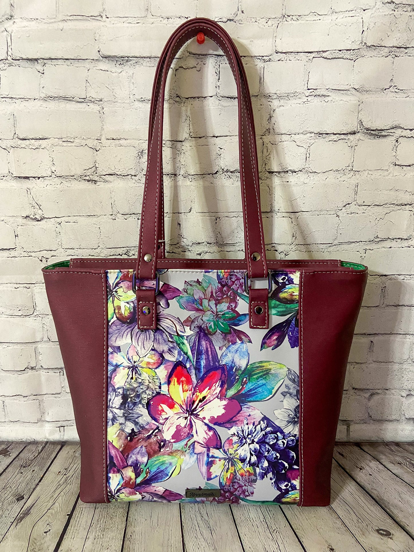 Custom Floral Handbag