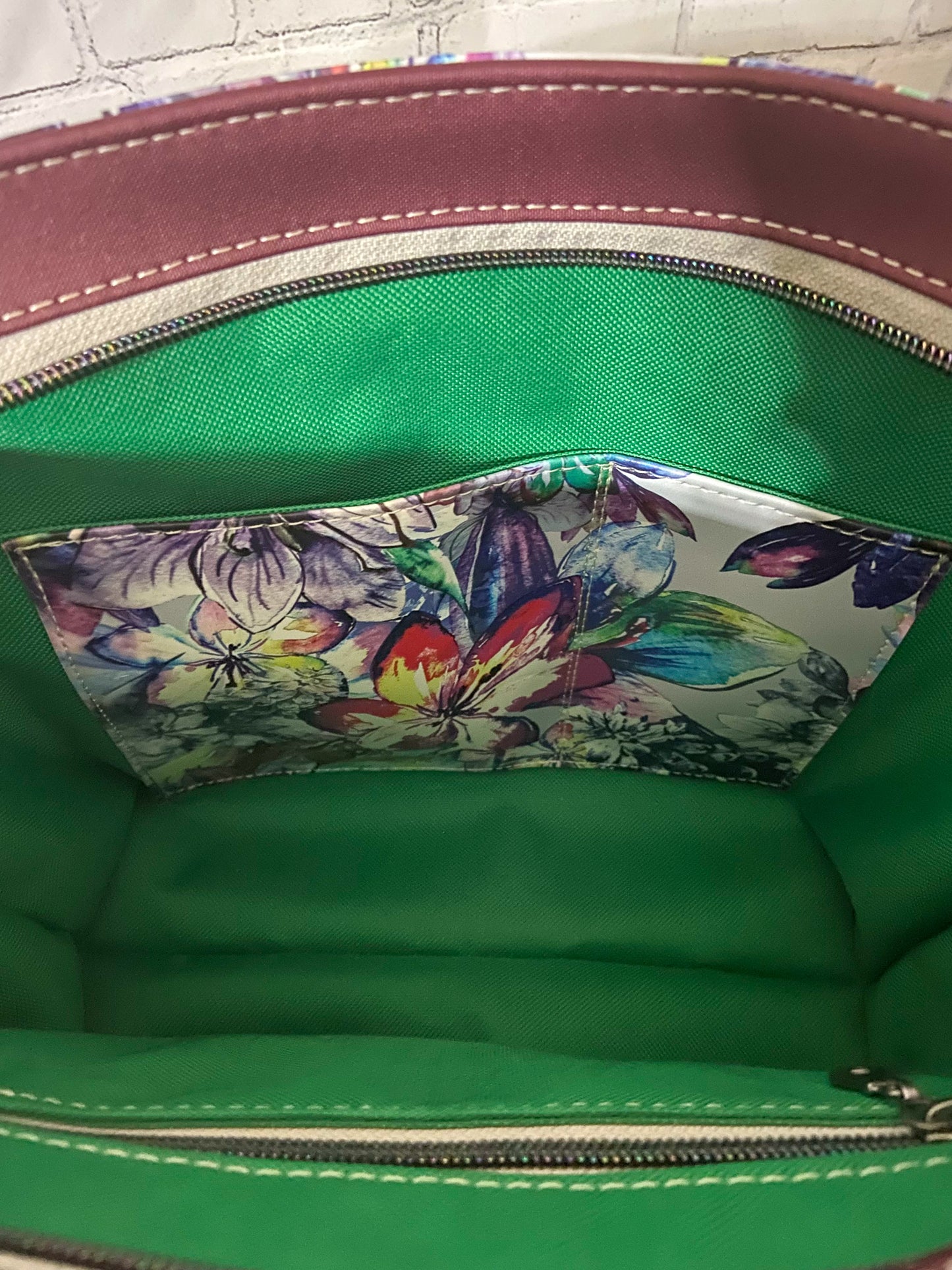 Custom Floral Handbag