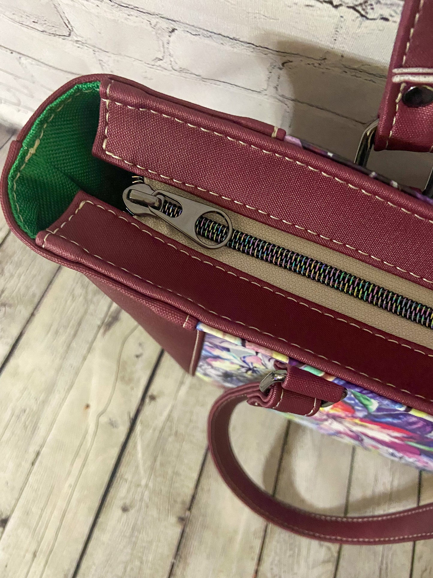 Custom Floral Handbag