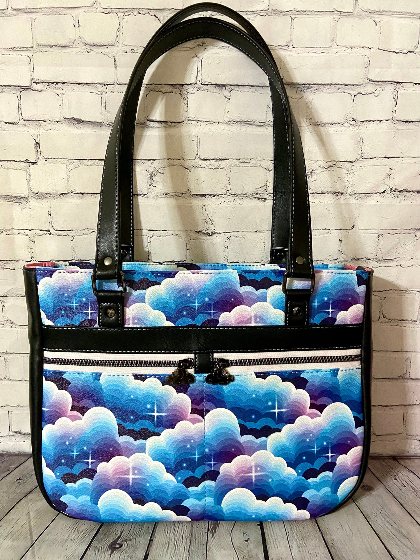 Custom Clouds Handbag