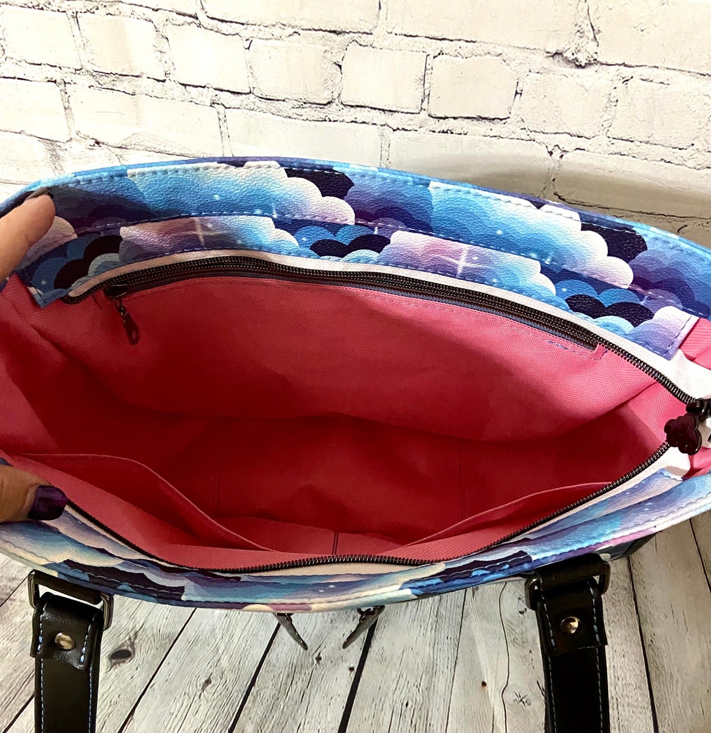 Custom Clouds Handbag