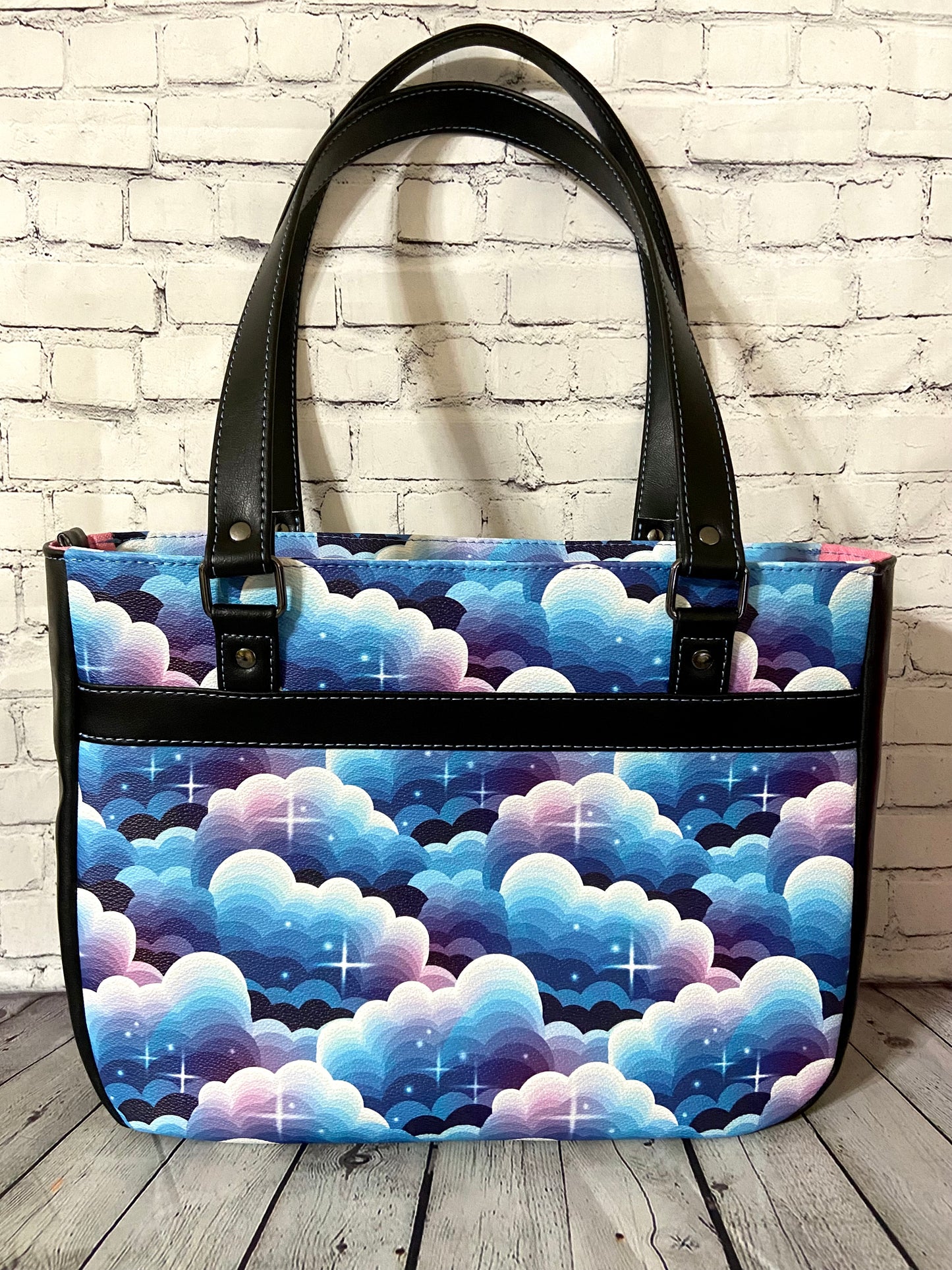 Custom Clouds Handbag