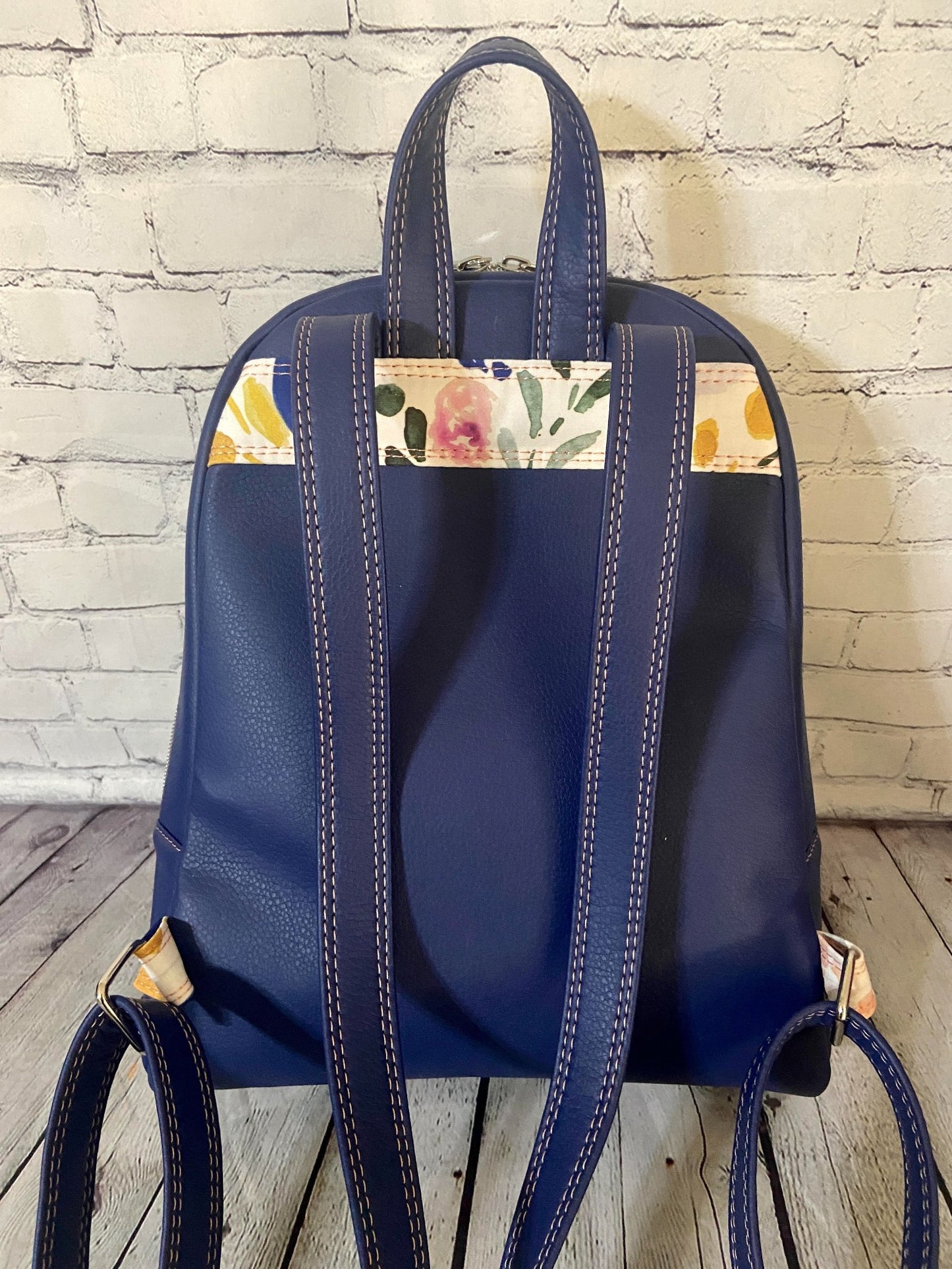 Custom Floral Mini Backpack